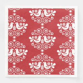 Skandinavische Weihnachtsdekorationen Serviette