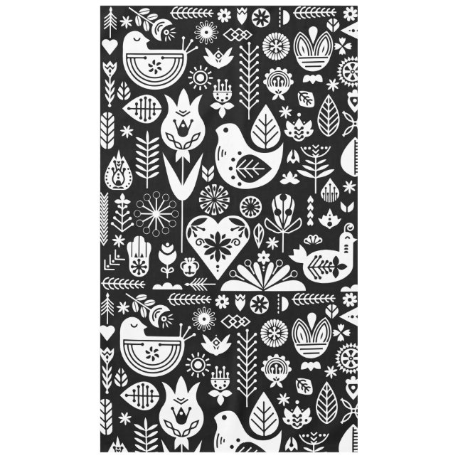 Skandinavische Weihnachtsdekorationen Tischdecke (Vorderseite)