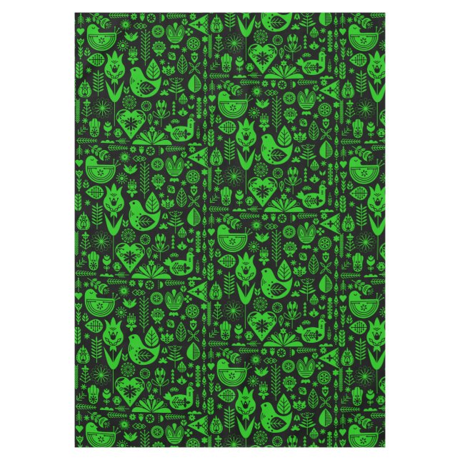 Skandinavische Weihnachtsdekorationen Tischdecke (Vorderseite)