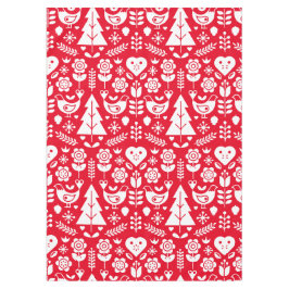 Skandinavische Weihnachtsdekorationen Tischdecke