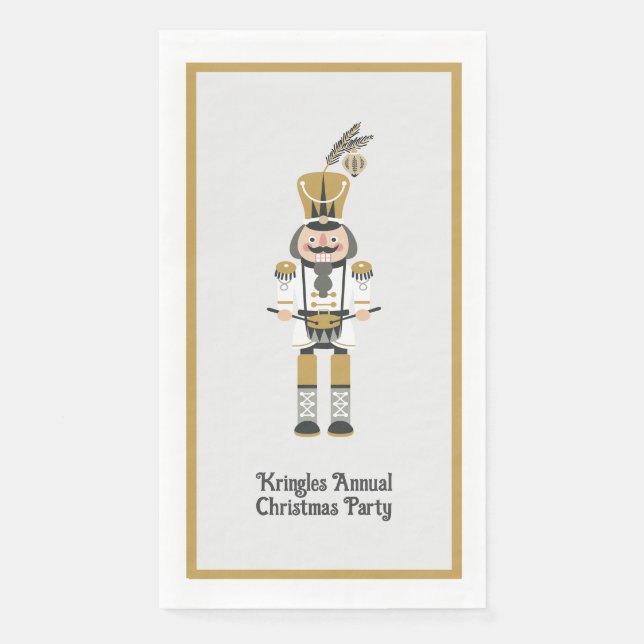 Skandinavische Weihnachtsfeier Serviette (Vorderseite)