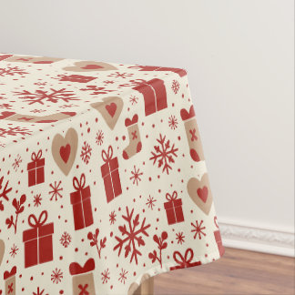 Skandinavische Weihnachtsfreude Tischdecke