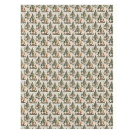 Skandinavische Weihnachtsgnomen Tischdecke