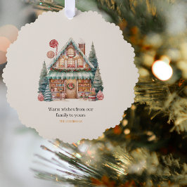 Skandinavische Weihnachtsmagie Ornament Karte