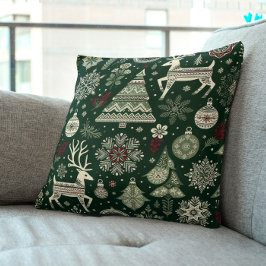 Skandinavische Weihnachtszeit Kissen