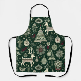 Skandinavische Weihnachtszeit Schürze
