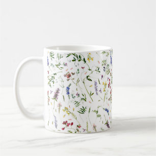 Skandinavische Wildblumen Meadow Kaffeetasse