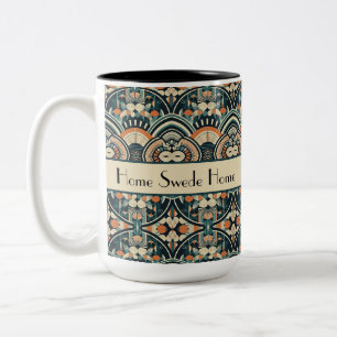 Skandinavischer Art Deco individuell anpassbar Zweifarbige Tasse