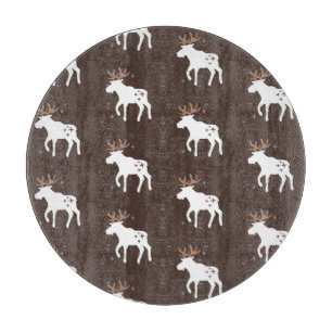 Skandinavischer Chic: Nahtlose Vintage-Muster Schneidebrett