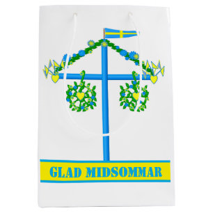 skandinavischer Entwurf, personalisiertes frohes Mittlere Geschenktüte