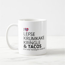 Skandinavischer Essen Humor Lefse & Tacos