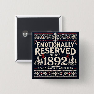 Skandinavischer Humor - Emotional Zurückhaltend Button