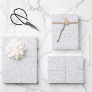 Skandinavischer Textur-Luxusteppich Geschenkpapier Set