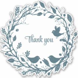 Skandinavischer Volkskranz Aufkleber