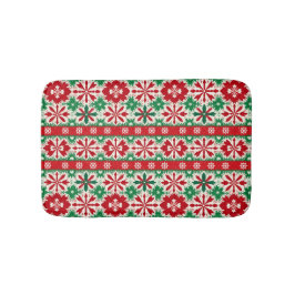 Skandinavischer Weihnachts-Fair-Isle-Edition 2 Badematte