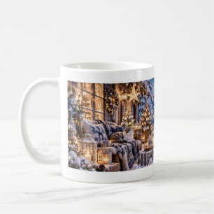 Skandinavischer Weihnachtsbecher Kaffeetasse