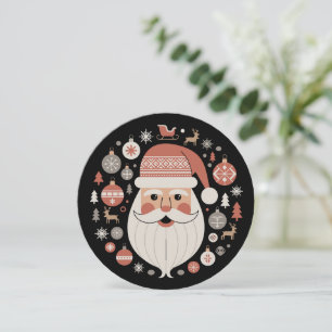 Skandinavischer Weihnachtsmann Cottagecore Norwegi Feiertagskarte