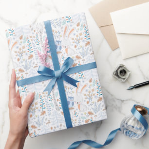 Skandinavischer Winterhase Geschenkpapier