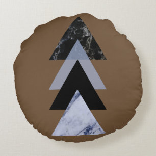 skandinavisches Abstrakt #883 Rundes Kissen