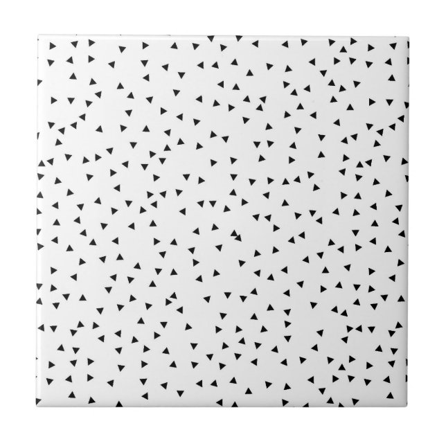 Skandinavisches Art-Dreieck-Muster Fliese (Vorderseite)