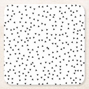 Skandinavisches Art-Dreieck-Muster Rechteckiger Pappuntersetzer
