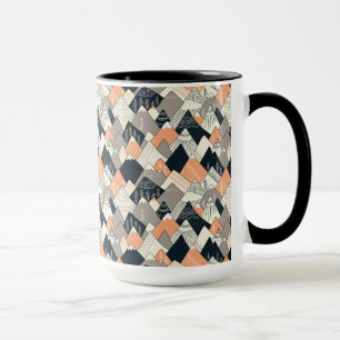 Skandinavisches Art-Gebirgsmuster Tasse