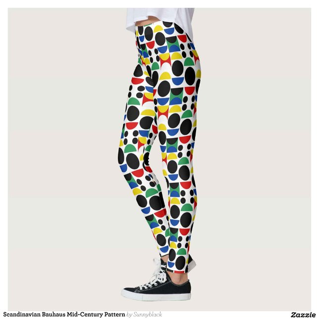 Skandinavisches Bauhaus Mid Century Muster Leggings (Von Creator hochgeladen)