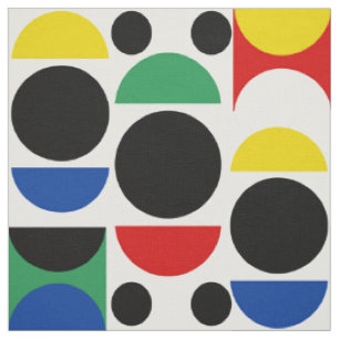 Skandinavisches Bauhaus Mid Century Muster Stoff