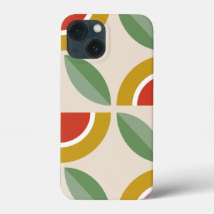 Skandinavisches Blumenmuster,Retro-Stil,Mitte des Case-Mate iPhone Hülle