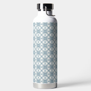 Skandinavisches Blumenmuster Trinkflasche