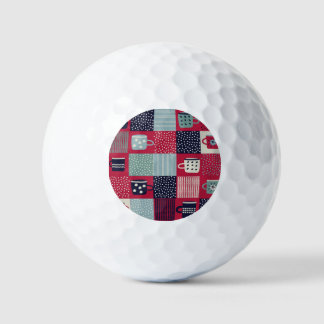 Skandinavisches Blutbad: Rustikales Muster Mix Golfball