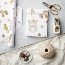 Skandinavisches Boho-Kinderzimmer-Muster Geschenkpapier