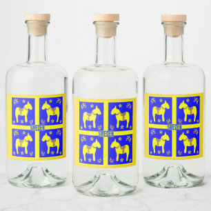 skandinavisches Design, Alkoholflaschenetikett