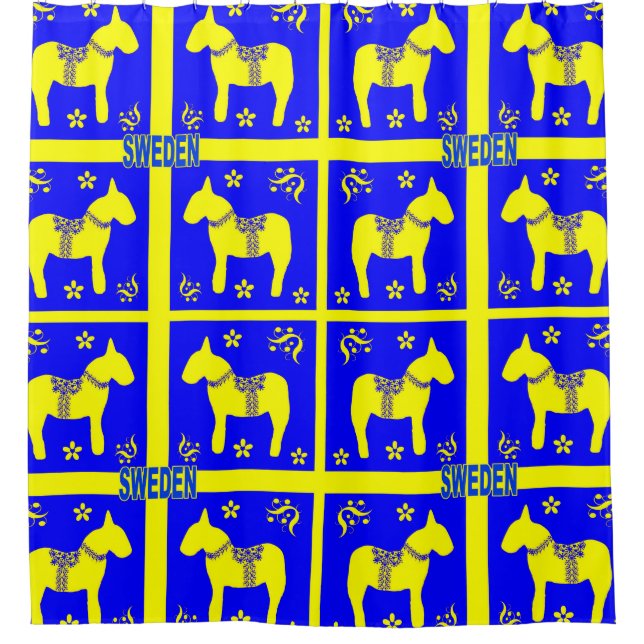 skandinavisches Design Duschvorhang (Vorderseite)