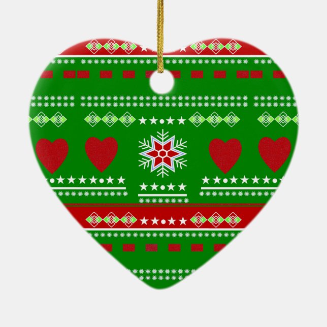 skandinavisches Design, Landstil Keramik Ornament (Hinten)