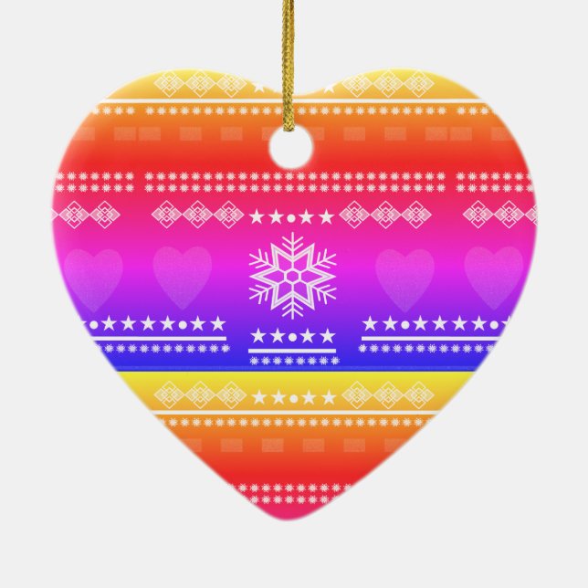 skandinavisches Design, Landstil Keramik Ornament (Hinten)