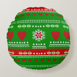 skandinavisches Design, Landstil Rundes Kissen