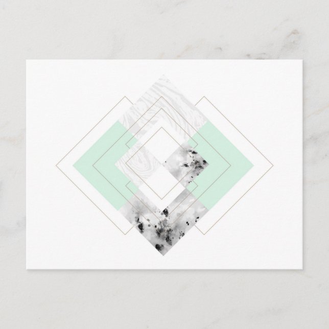 skandinavisches Design Postkarte (Vorderseite)