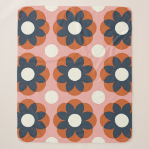 Skandinavisches Floral: Vintage Nahtloses Design Sherpadecke