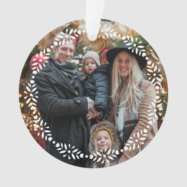 Skandinavisches Folk Dala HorChristmas Ornament (Vorderseite)