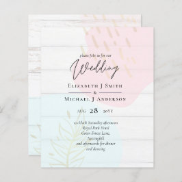 Skandinavisches Japandi Moderne Abstrakte Hochzeit