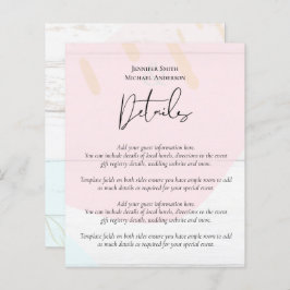 Skandinavisches Japandi Moderne Abstrakte Hochzeit