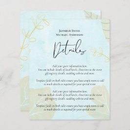 Skandinavisches Japandi Moderne Abstrakte Hochzeit