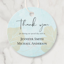 Skandinavisches Japandi Moderne Abstrakte Hochzeit Geschenkanhänger