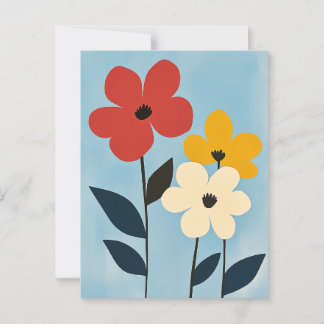 skandinavisches Minimalistisch #160 Postkarte