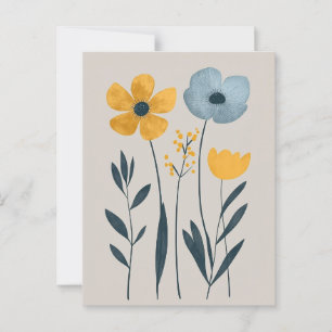 skandinavisches Minimalistisch #169 Postkarte