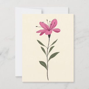 skandinavisches Minimalistisch #171 Postkarte