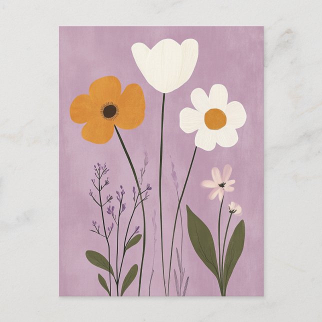 skandinavisches Minimalistisch #174 Postkarte (Vorderseite)