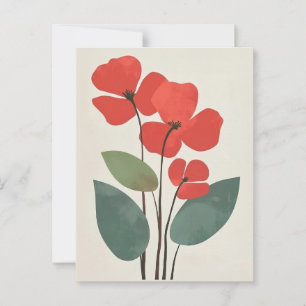 skandinavisches Minimalistisch #180 Postkarte