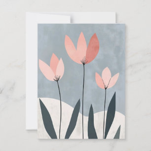 skandinavisches Minimalistisch #183 Postkarte